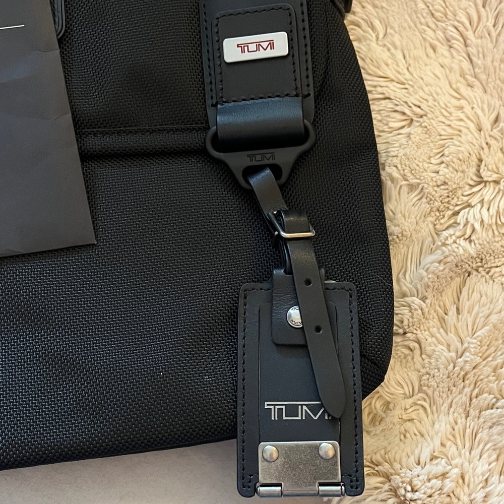 TUMI Black Messenger Bag